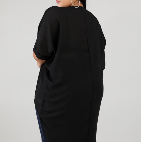 Sheer Long Tail Top - Picture 11 of 11